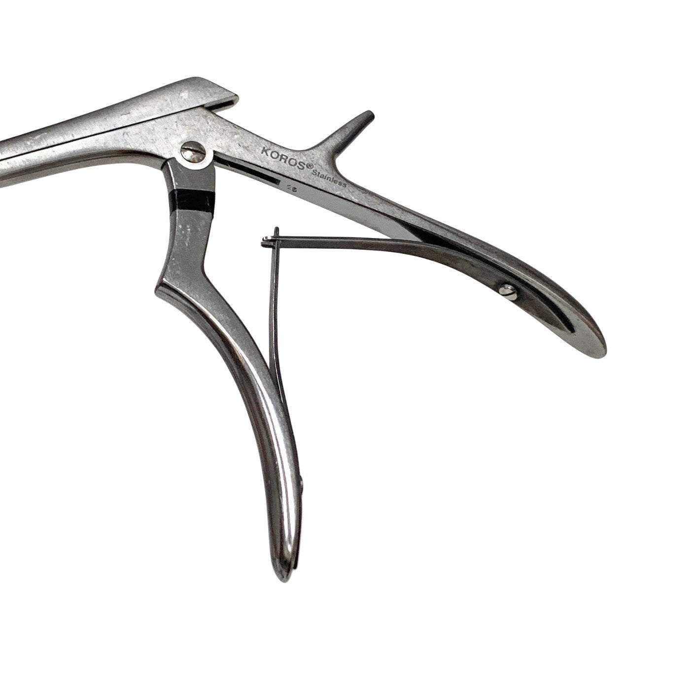 Koros Stainless Kerrison Rongeur 2mm 40 Degree Up-Bite Surgical Bone Punch 8"
