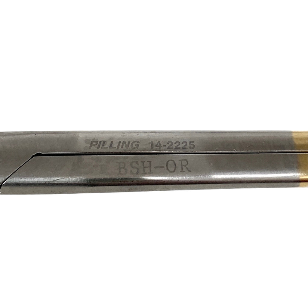 Pilling Ref 14-2225, Mayo Scissors Curved 6.75" - Gold Handle