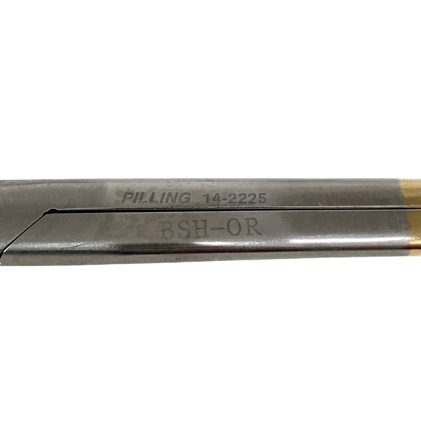 Pilling Ref 14-2225, Mayo Scissors Curved 6.75" - Gold Handle