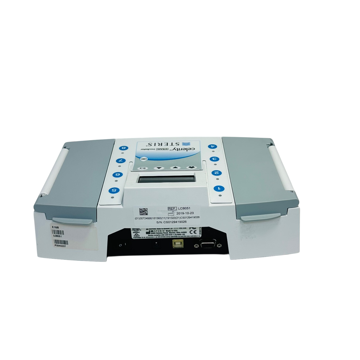 STERIS LCB051 Celerity Steam Incubator W/ Power Supply