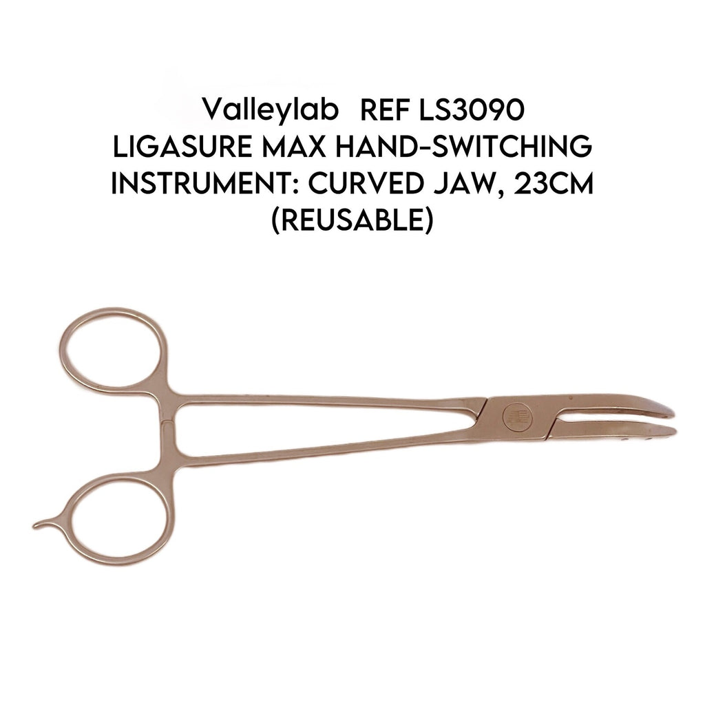 VALLEYLAB REF LS3090 LIGASURE MAX HAND-SWITCHING INSTRUMENT: CURVED JAW, 23CM