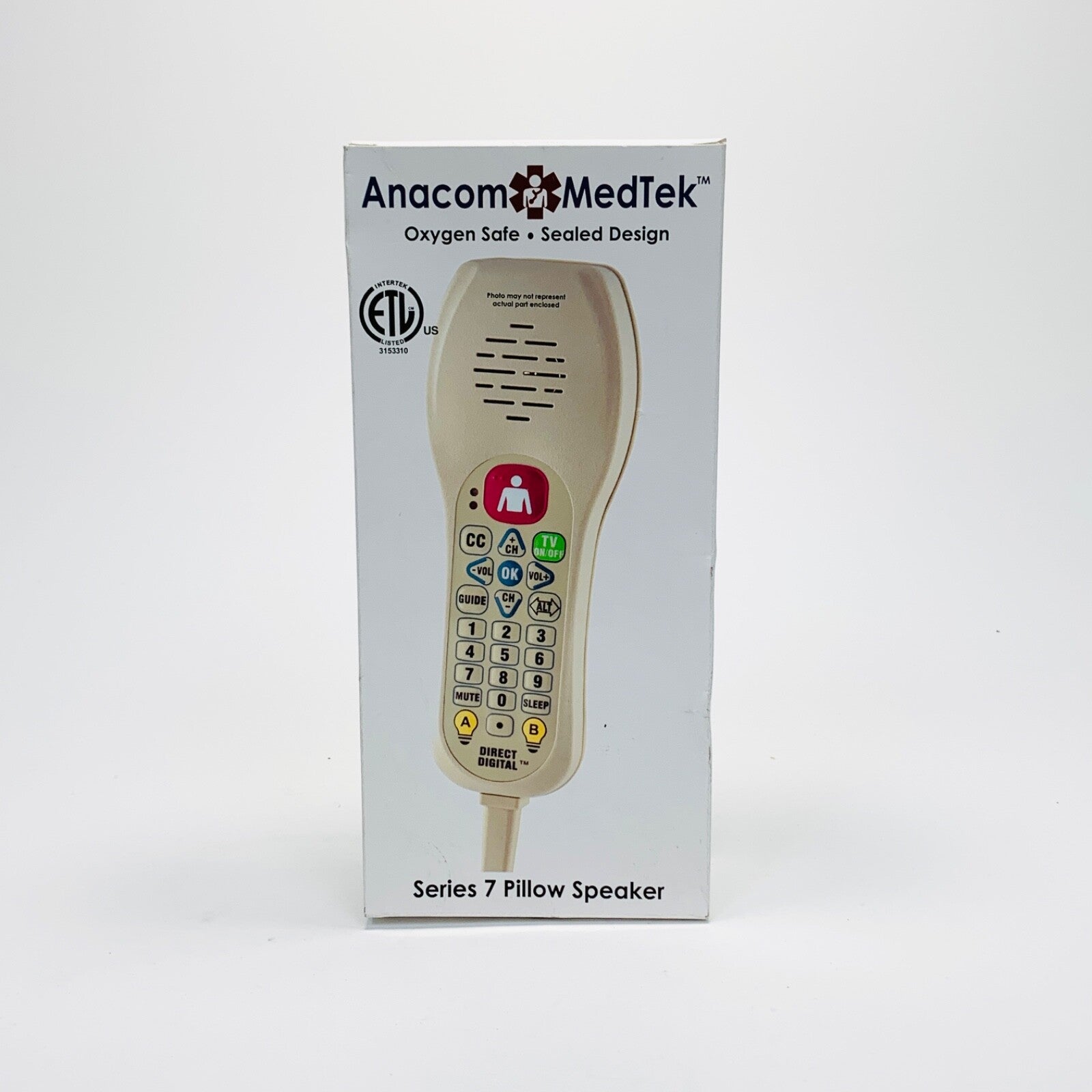 Anacom Medtek A1589-087.1J Series 7 Plus Analog Pillow Speaker NEW w/ Box
