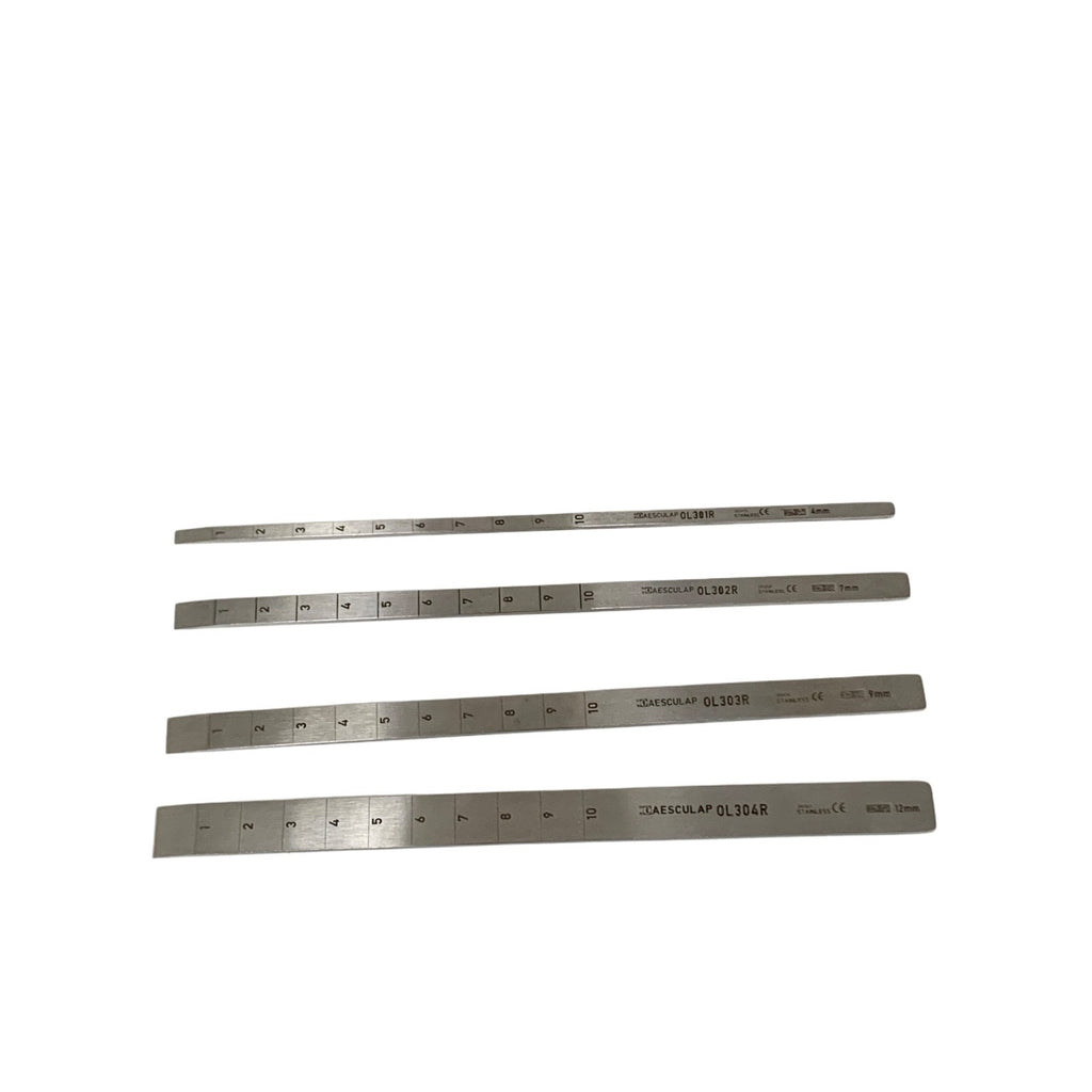 AESCULAP REF OL301R, OL302R, OL303R, OL304R SET OF 4 COTTLE CHISEL