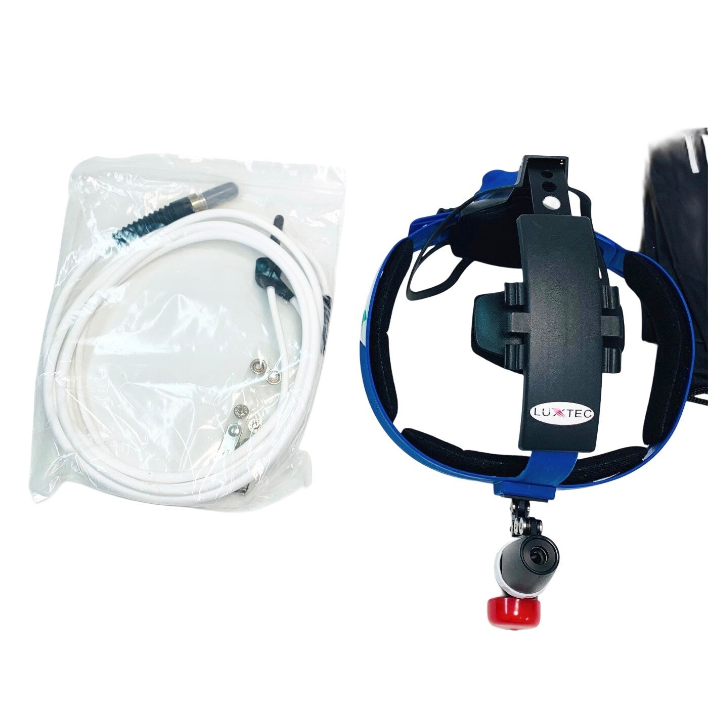Integra Luxtec Ultralite Pro Headlight w/ REF F375W-136 Fiber Optic Light Cable