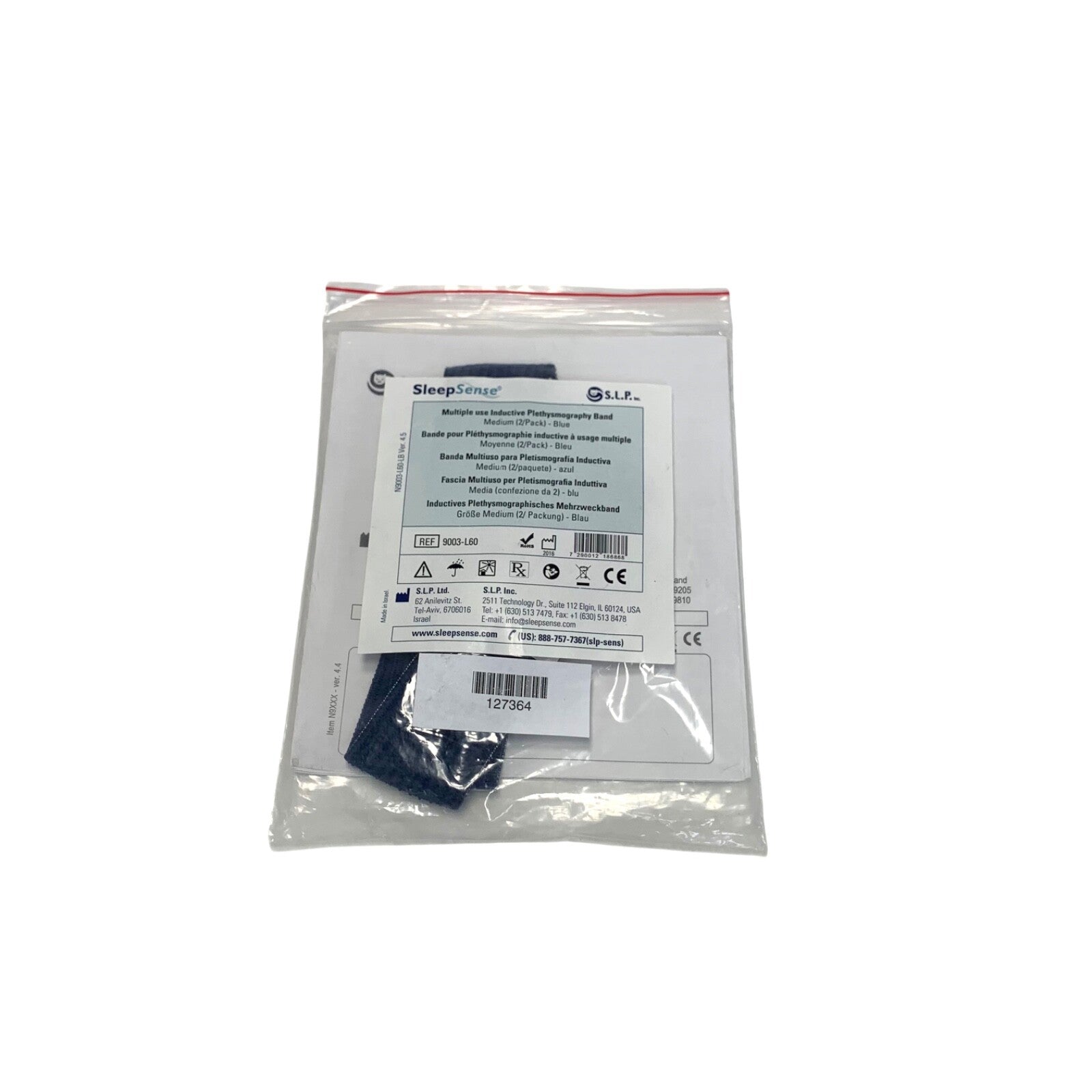 Sleep Sense REF 9003-L60, INDUCTIVE PLETHYSMOGRAPHY BAND ONE PIECE