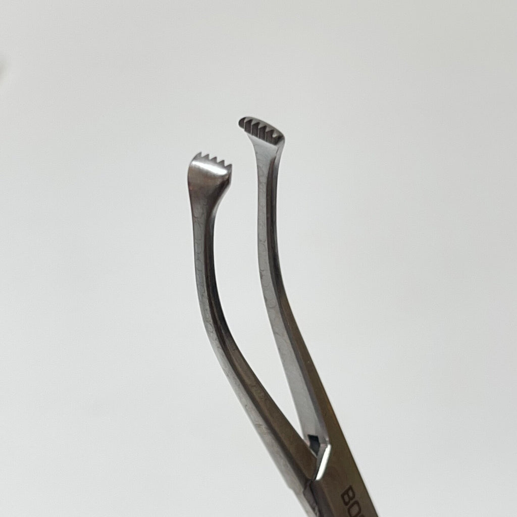 BOSS SURGICAL 95-2005 Allis Coakley Tonsil Forceps slight curve( LOT OF 2 )