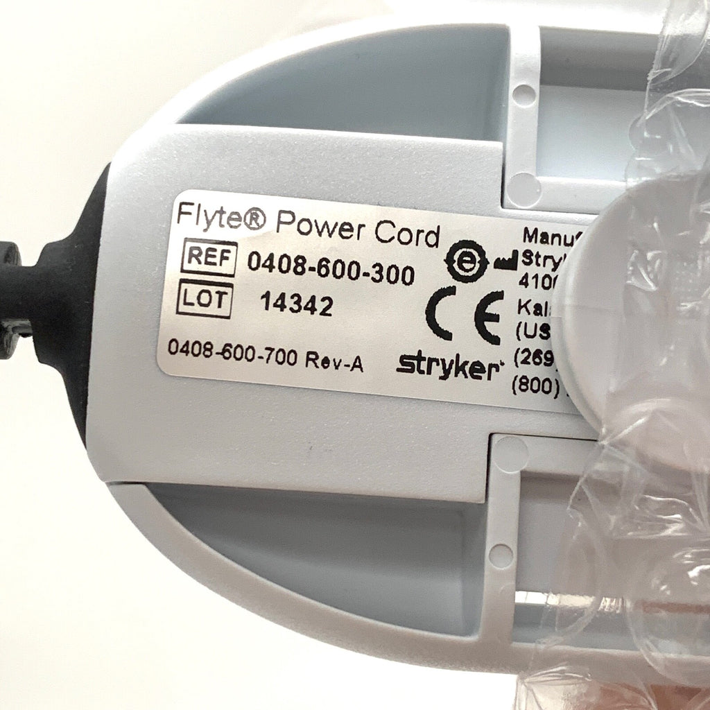 Stryker REF 0408-600-300, Flyte Power Cord For use with the Stryker Flyte Helmet