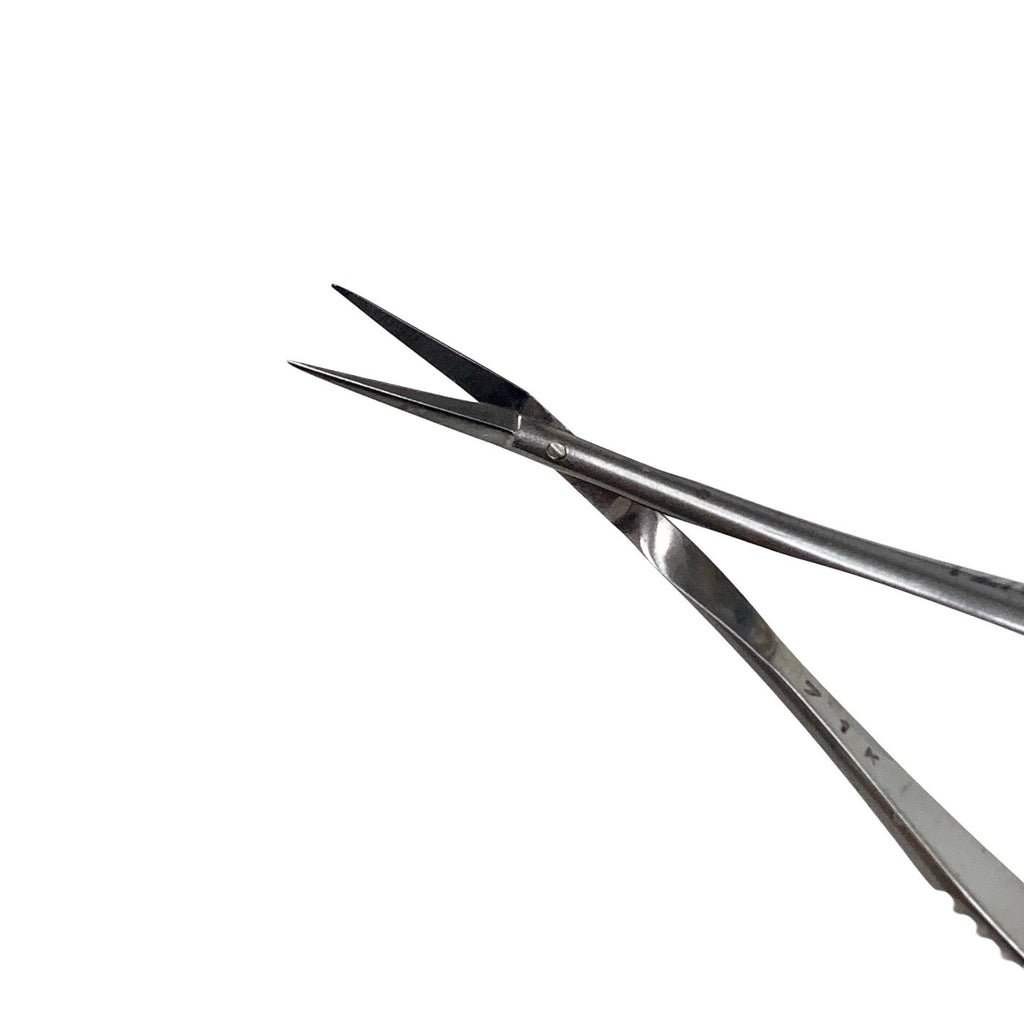 Storz E-3388 Vannas Angled Capsulotomy Scissor GWL Germany Eye Surgery Tool