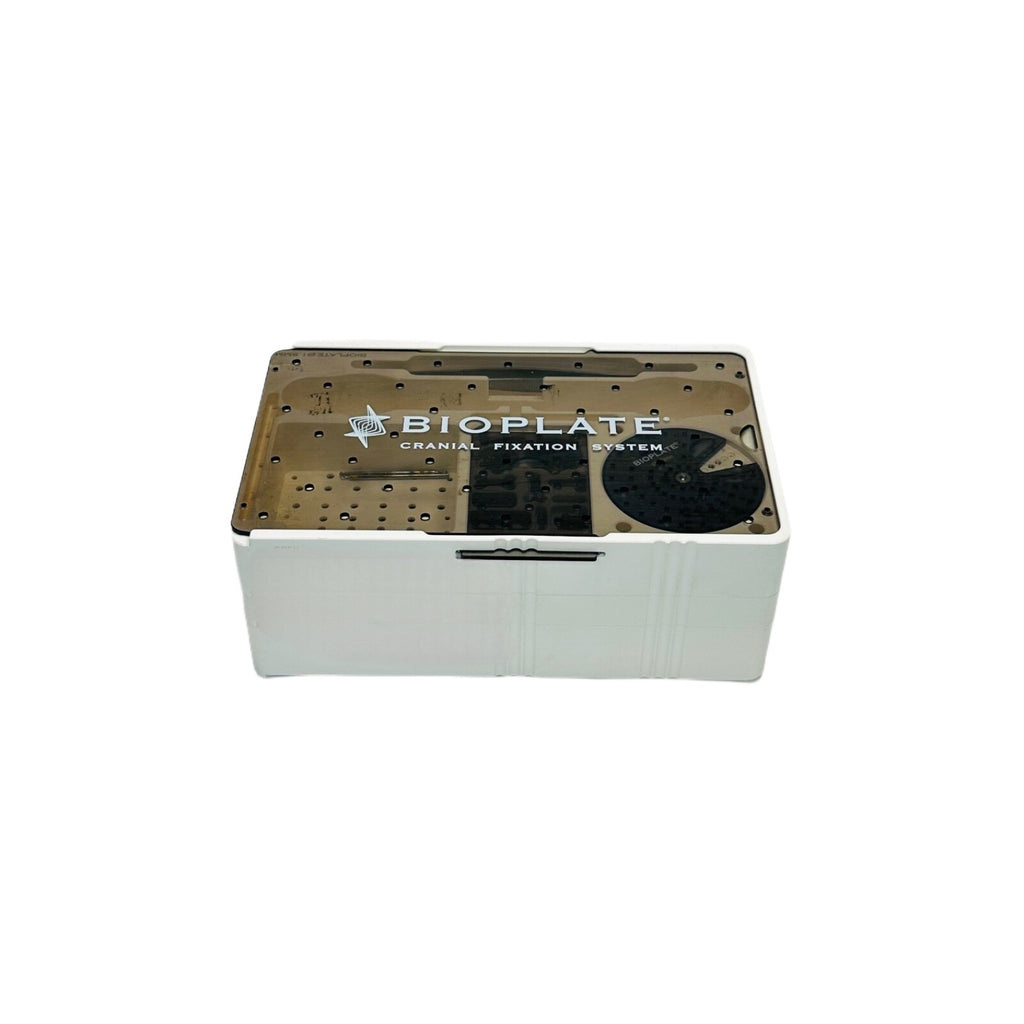 Bioplate 81-3367 Cranial Low Profile Instrument & Accessories W/ Container As Is