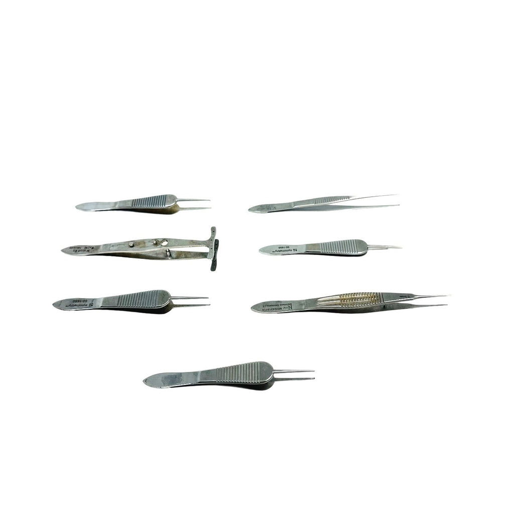 Symmetry / Waalcott / Ssi / Konig / V Mueller Lot Of 7 Surgical Forceps