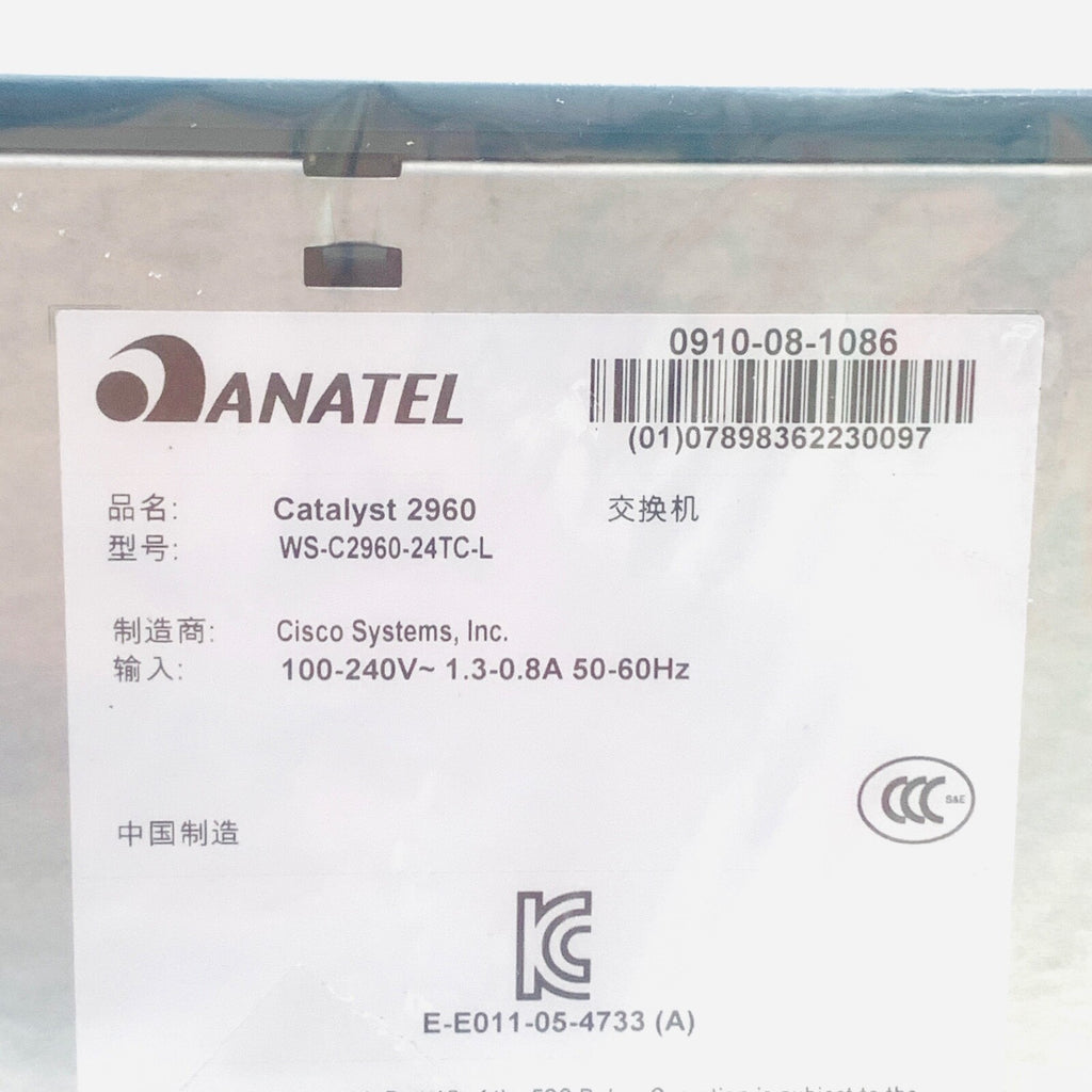 Cisco Systems REF WS-C2960-24TC-L, Catalyst 2960 Series 24 Port Switch