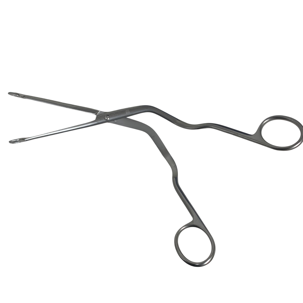 AESCULAP AN381R Magill Forceps 9-3/4 Inch, Adult Angled
