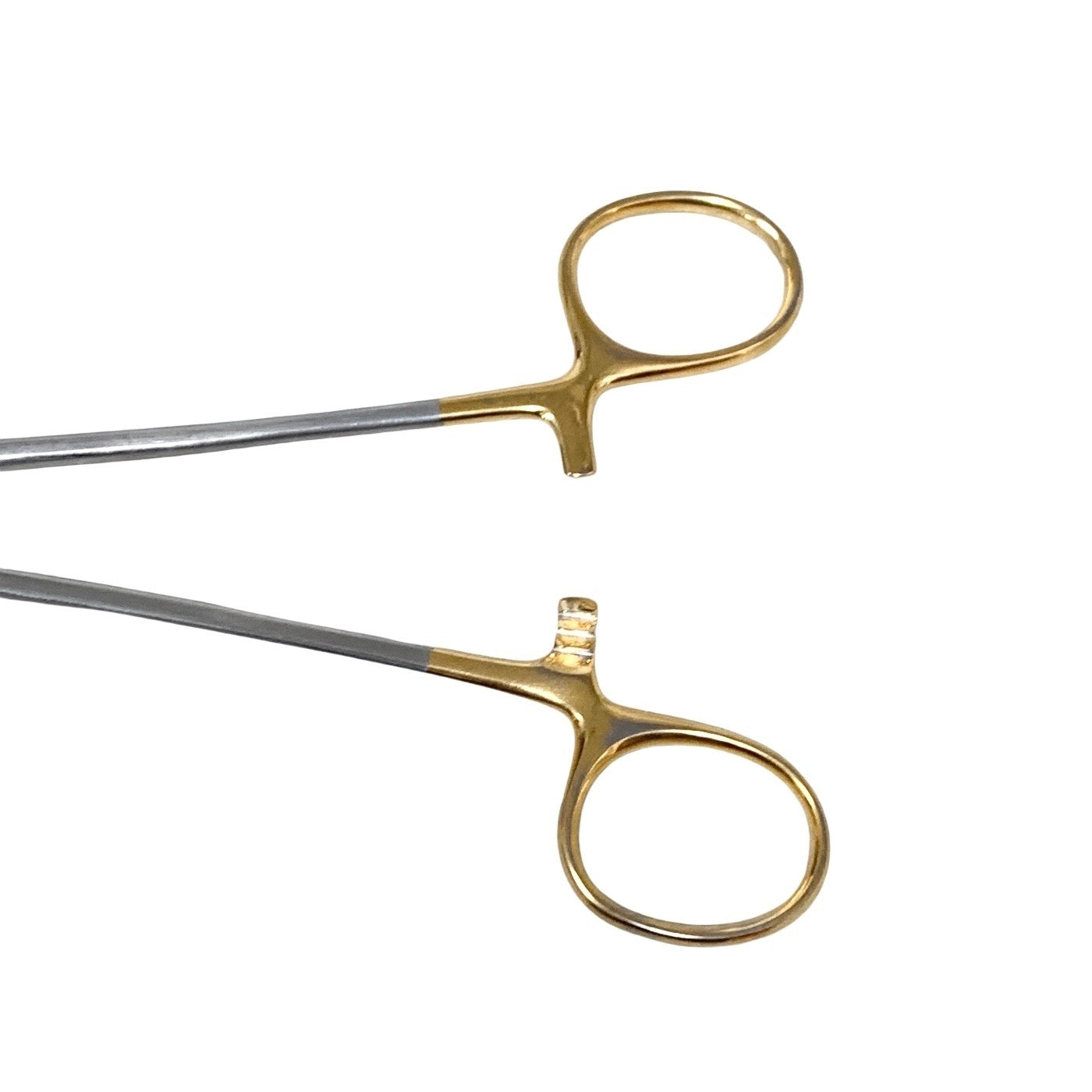 Aesculap Ref BM081R, Durogrip Needle Holder 180mm TC Gold Handle