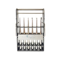 ZIMMER BRUN CUP Curette - Hollow Handle SET OF 6 with Sterilization Rack
