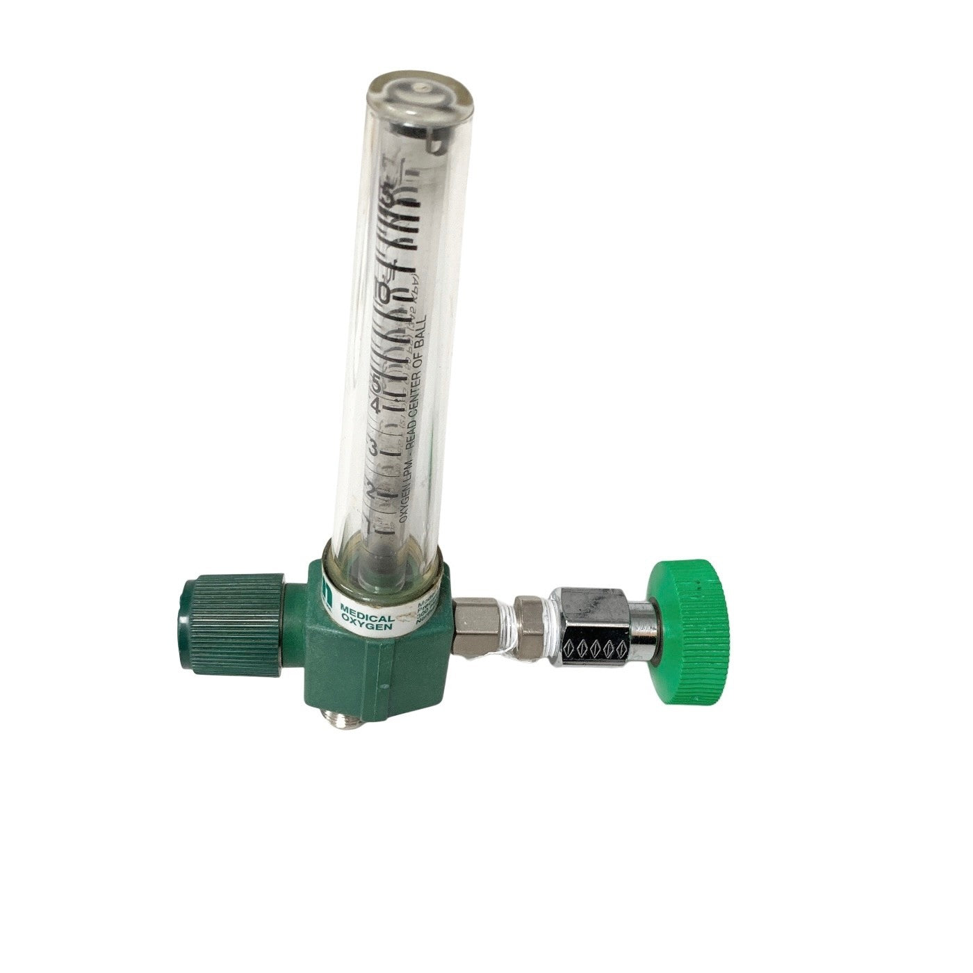 Precision Medical 2MFA1001 Oxygen Flowmeter O2 0-15 LPM 50 PSI DISS Female Inlet