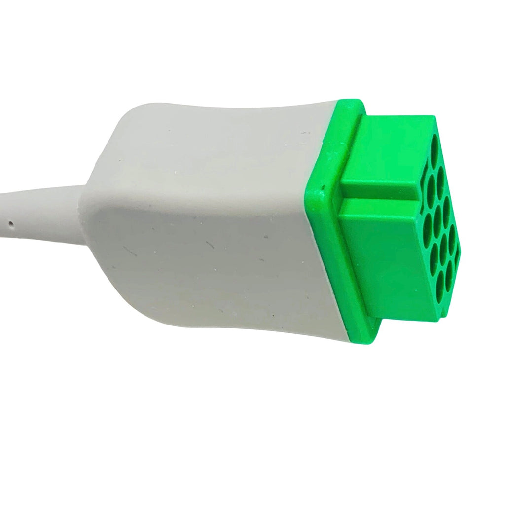 GE REF 2106310-001, ECG Trunk Cable 3/5 Lead W/ESU Filter, AHA, 3.6m/12ft.