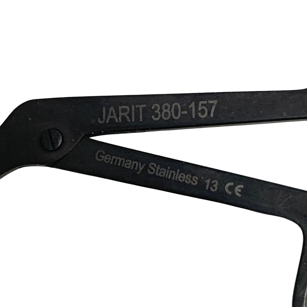 Jarit 380-157 Bellucci Micro Ear Scissors Ebony Serrated Straight 3" ENT