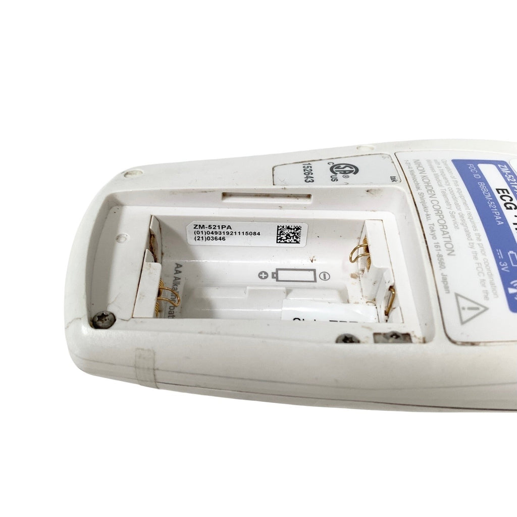 NIHON KOHDEN REF ZM-521PA, ECG RESP TELEMETRY PATIENT MODULE FOR PARTS ONLY