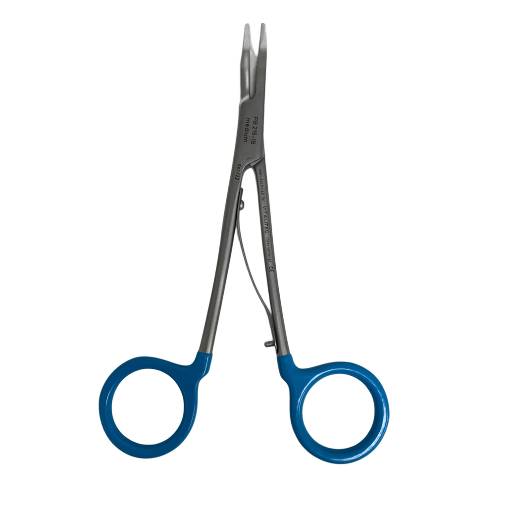 Clip Applier Medium  Vitalitec Finger Ring Handle Curved Tip