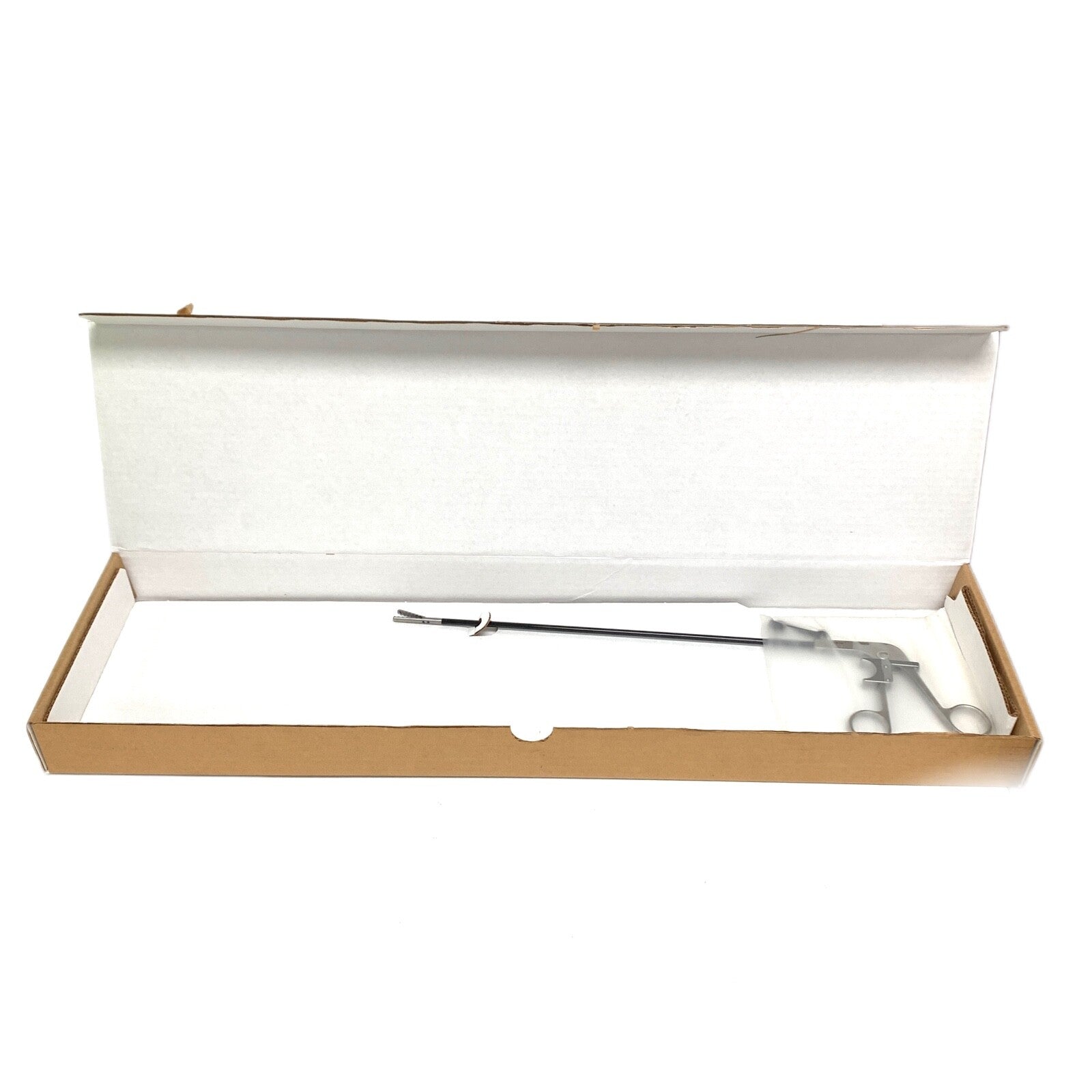 V Mueller REF F200.07, 5MM Wave Grasper w/ Slide Ratchet Handle & Flushport