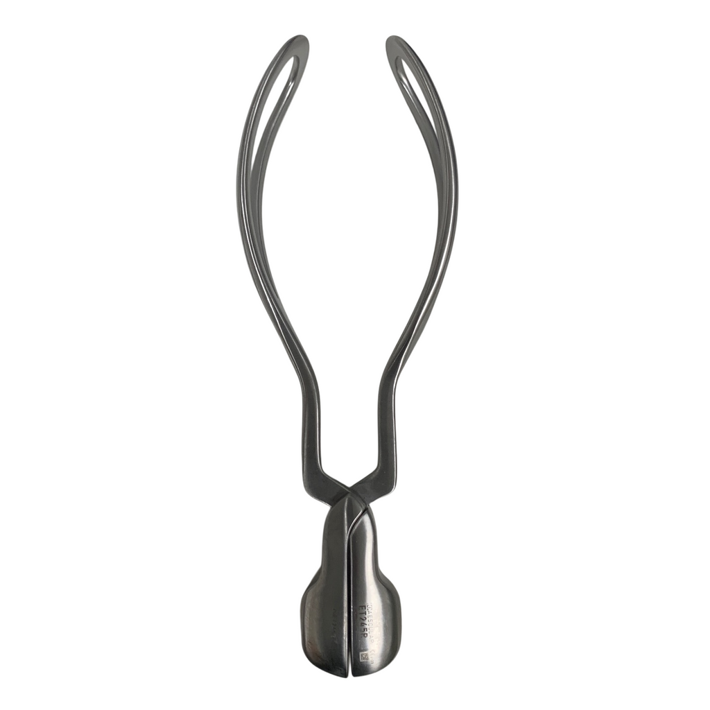 AESCULAP ET245R LOT OF 2 Simpson Obstetrical Forceps Fenestrated Jaws Gynecology