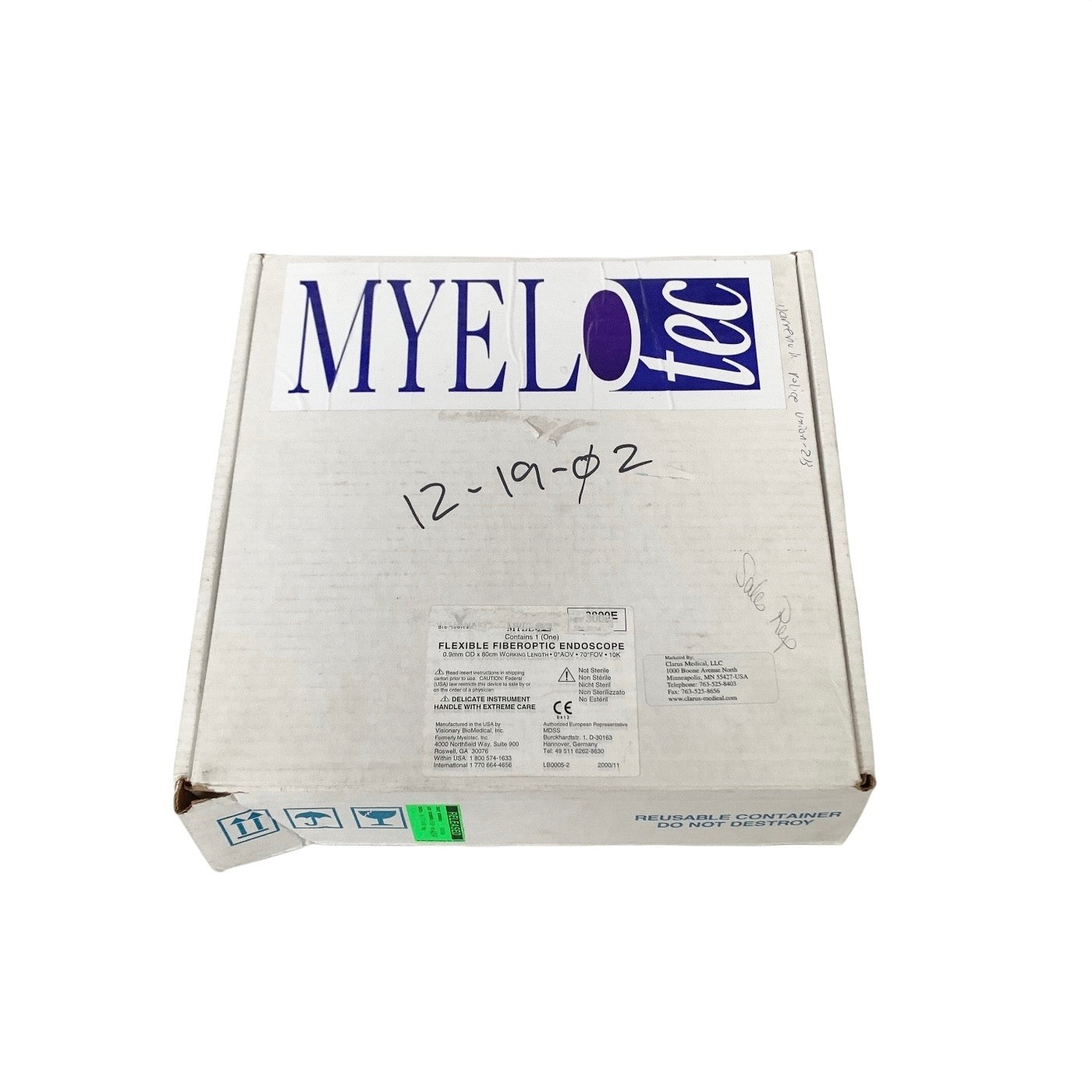MYELOTEC REF 3000E, FLEXIBLE FIBEROPTIC ENDOSCOPE