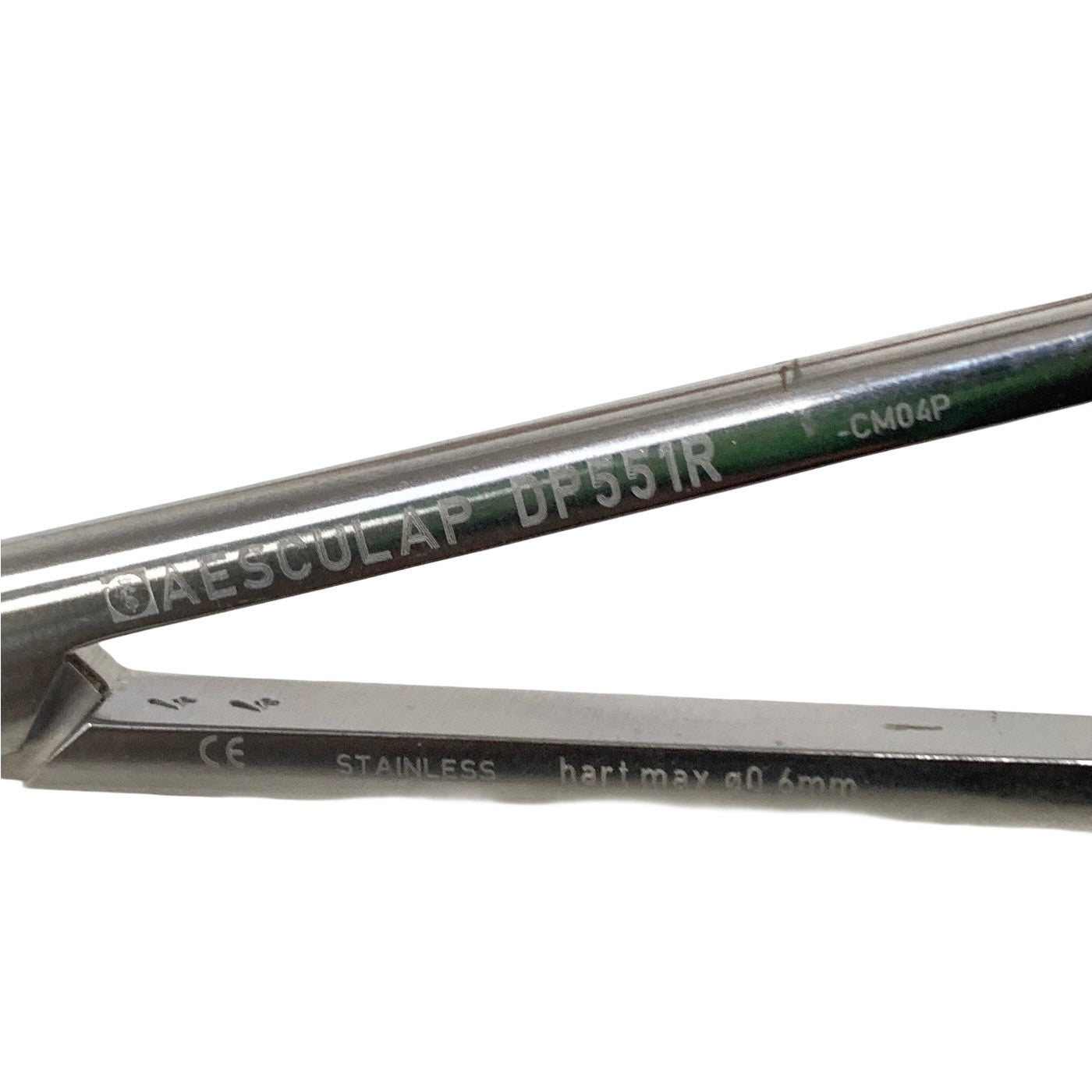 Aesculap DP551R Wire Cutting Scissors 4 3/4" Angled Serrated Blunt/Blunt 120mm