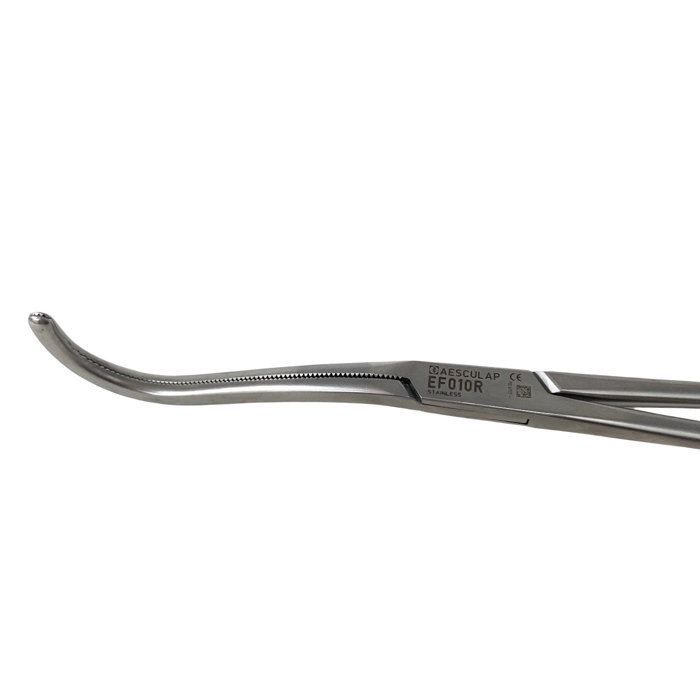 Aesculap EF010R Guyon Kidney Clamp 9.5" 240mm Double Curved Surgical Urology Too