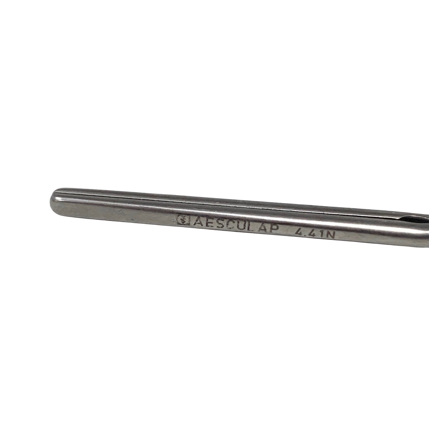 Aesculap PL545S Long Straight Atraumatic Vessel Clip 45mm Endo Style Silver