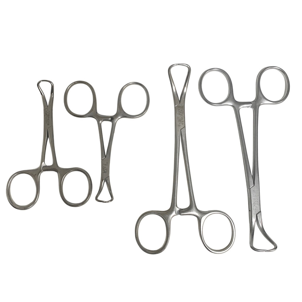 Aesculap BACKHAUS Towel Clamp LOT OF 4. BF431R AND BF433R