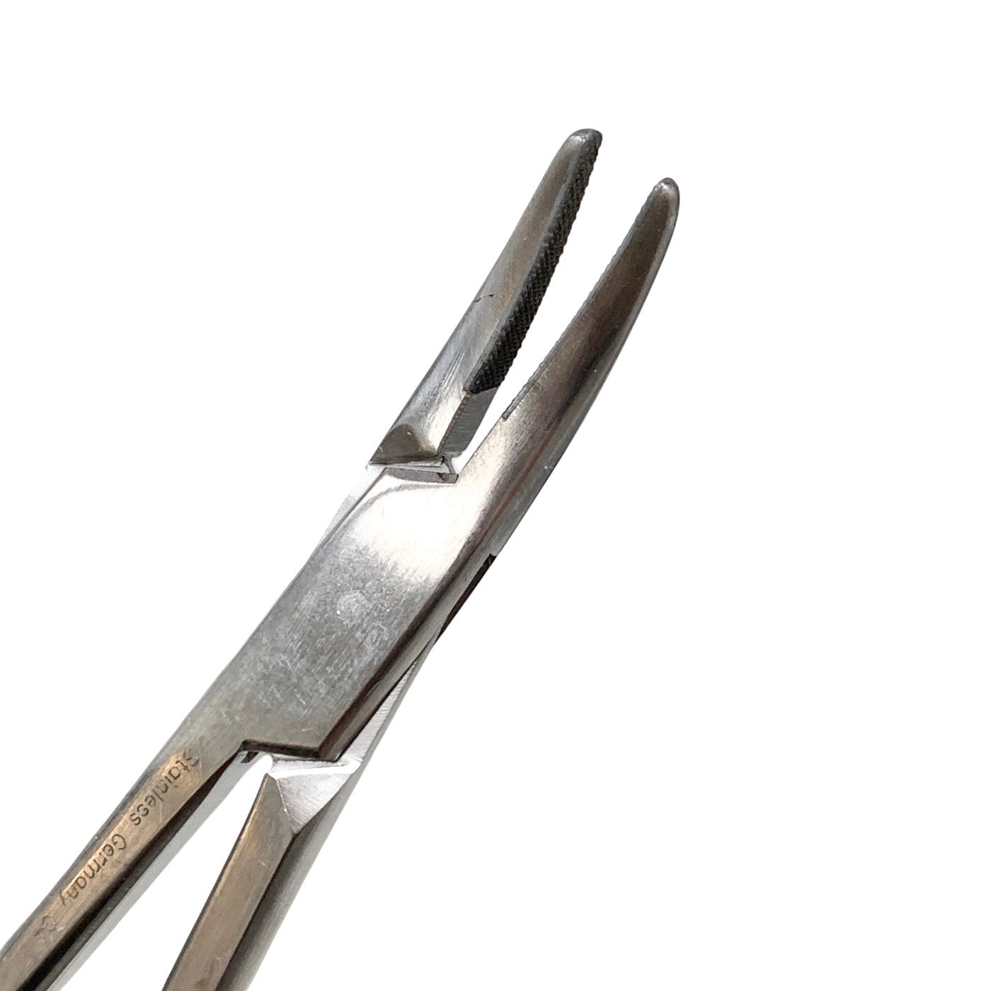 Aesculap Ref BM081R, Durogrip Needle Holder 180mm TC Gold Handle