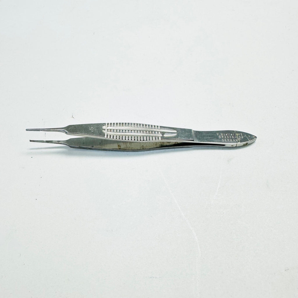 V. MUELLER ОР3308-003 Castroviejo Forceps 4-1/8 Inch Straight Instrument