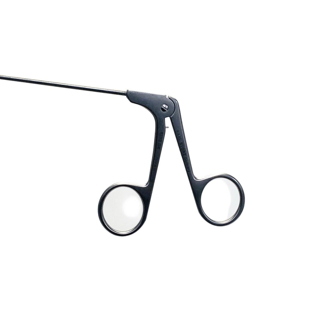 Karl Storz REF 8593GK, LARYNGEAL ALLIGATOR FORCEPS, CURVED UP RIGHT