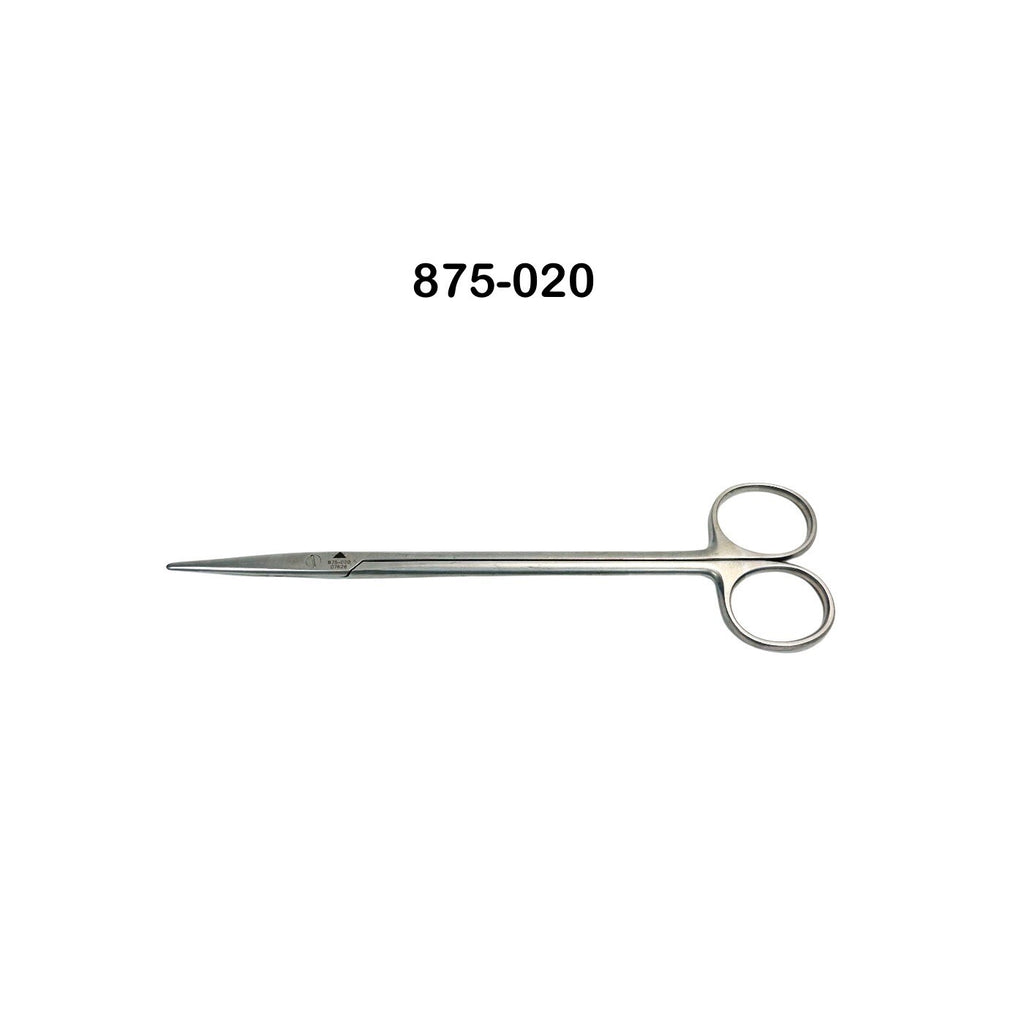 Medtronic 875-020 Metzenbaum Dissecting Scissors, Straight, 7” Instrument