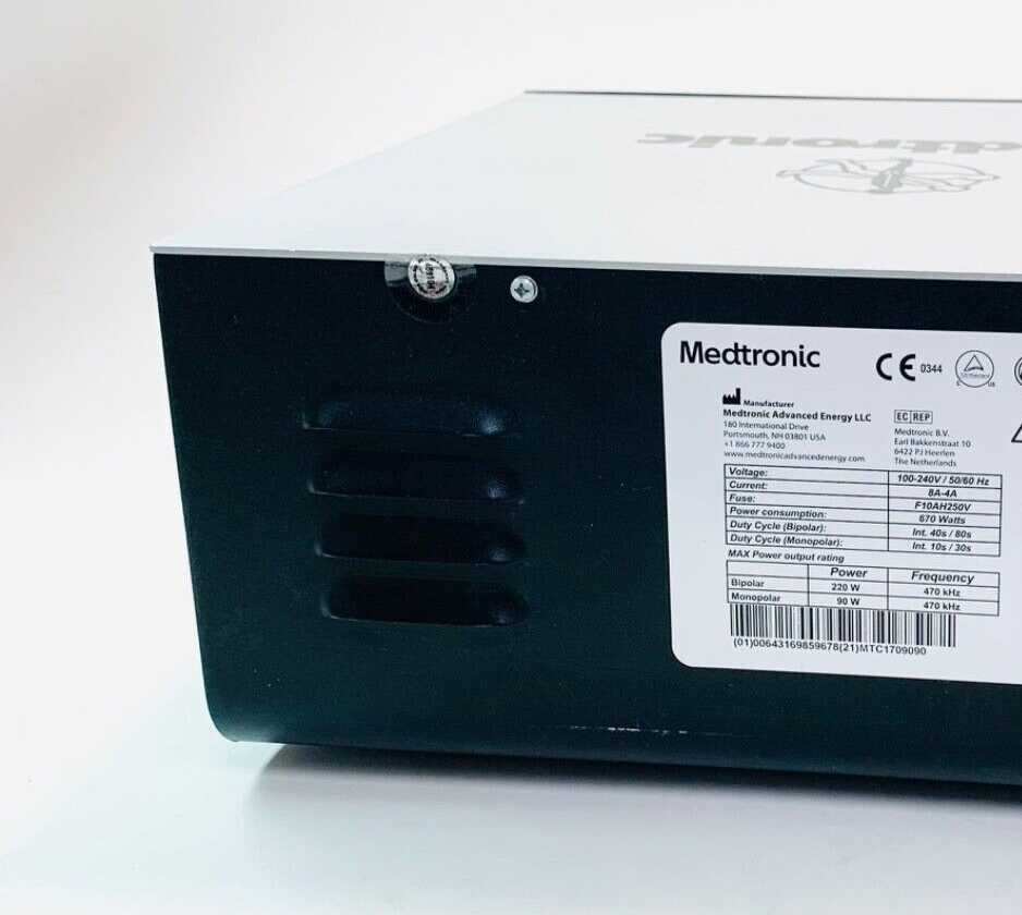 Medtronic REF 40-405-1, AEX ELECTROSURGICAL HF GENERATOR, MFD 2017, S/W 3.0