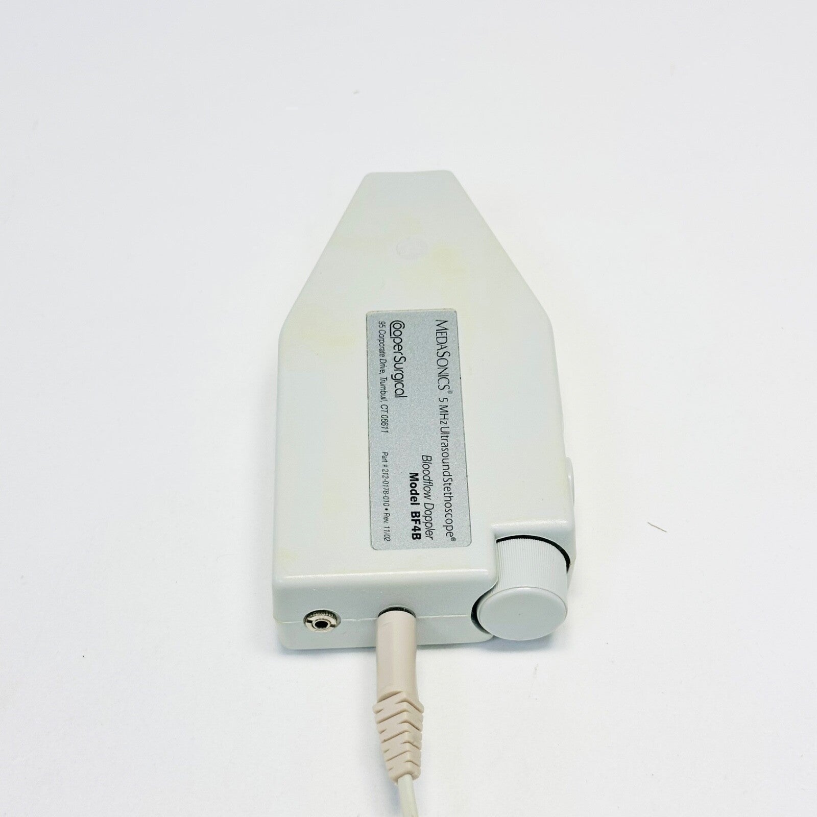 COOPER SURGICAL BF4B MedaSonics 5 MHz doppler as is