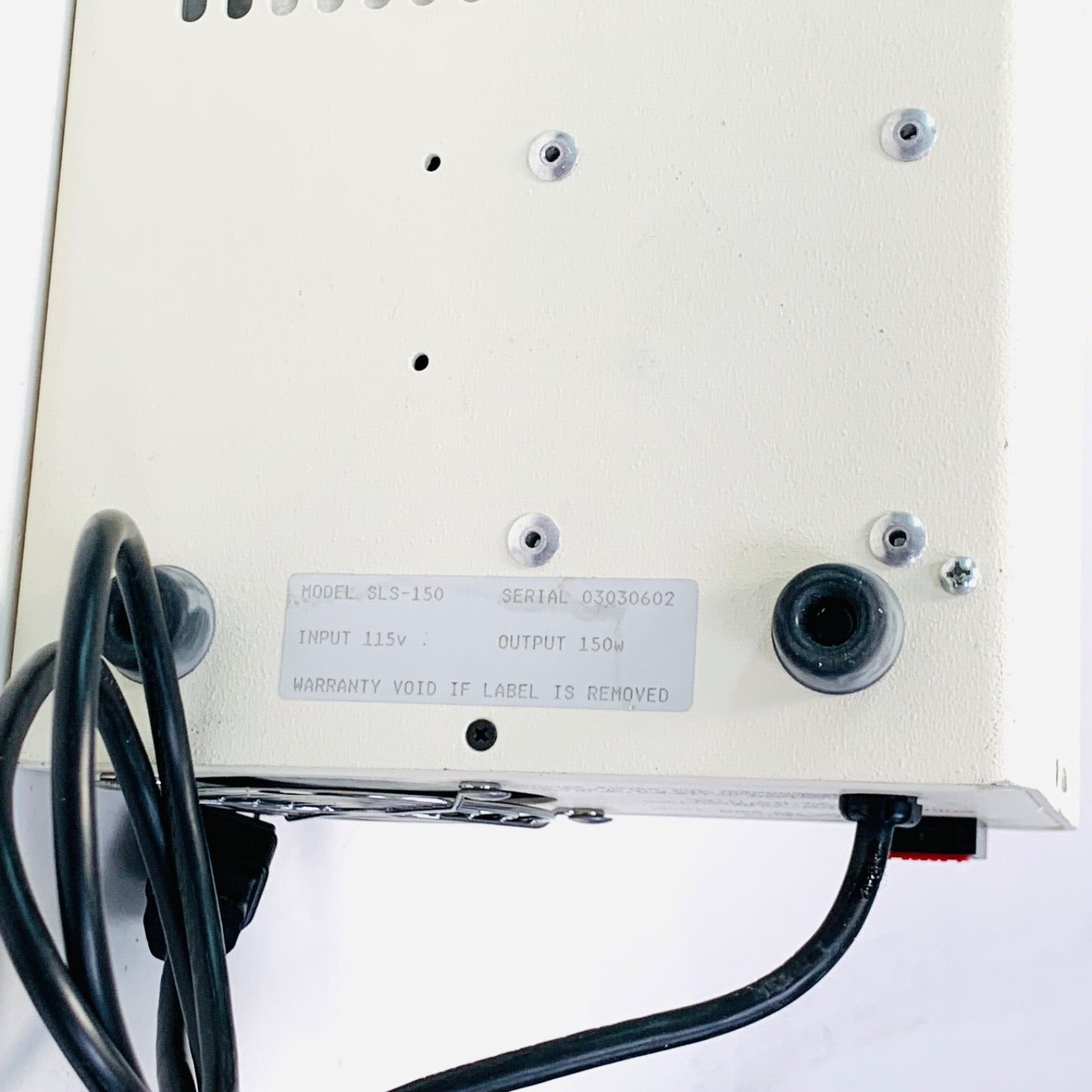 CHIU TECHNICAL Ref SLS-150, FIBEROPTIC LIGHT SOURCE
