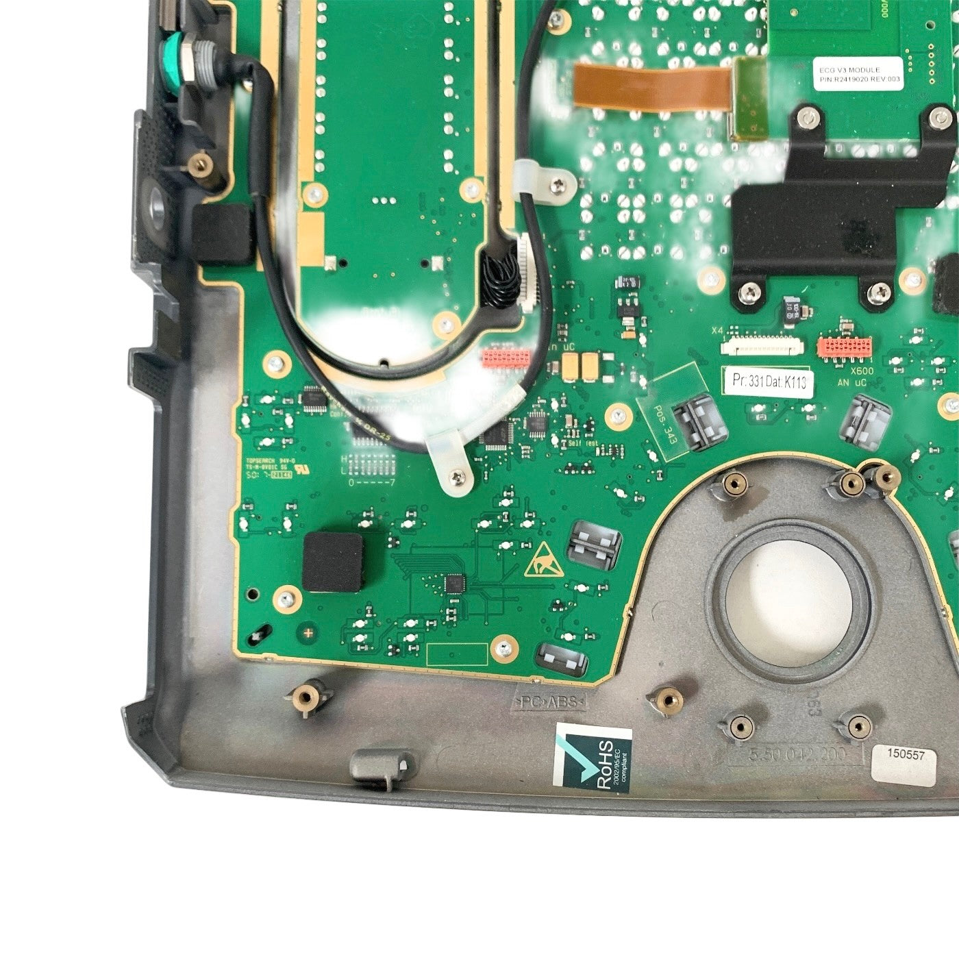 GE REF R2409723, KEYBOARD ASSEMBLY FOR VIVID ULTRASOUND (MISSING 1 KEY)