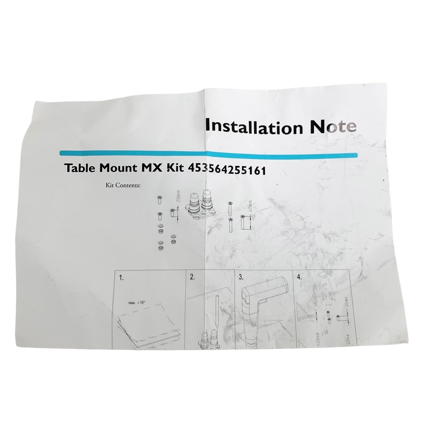 Philips REF 453564255161, Table Mount MX Kit Rollling Stand