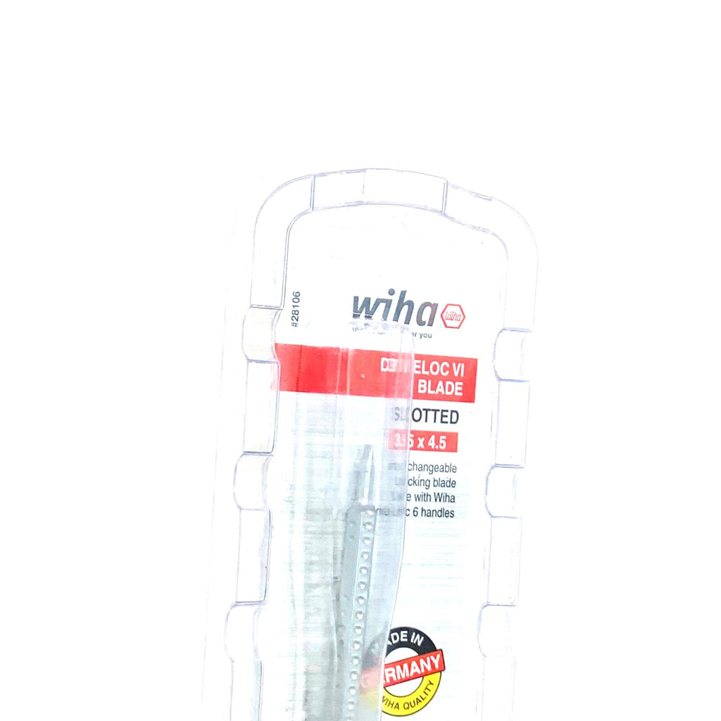 WIHATOOLS REF 28106, Drive-Loc VI Slotted Reversible Blade 3.5mm x 4.5mm
