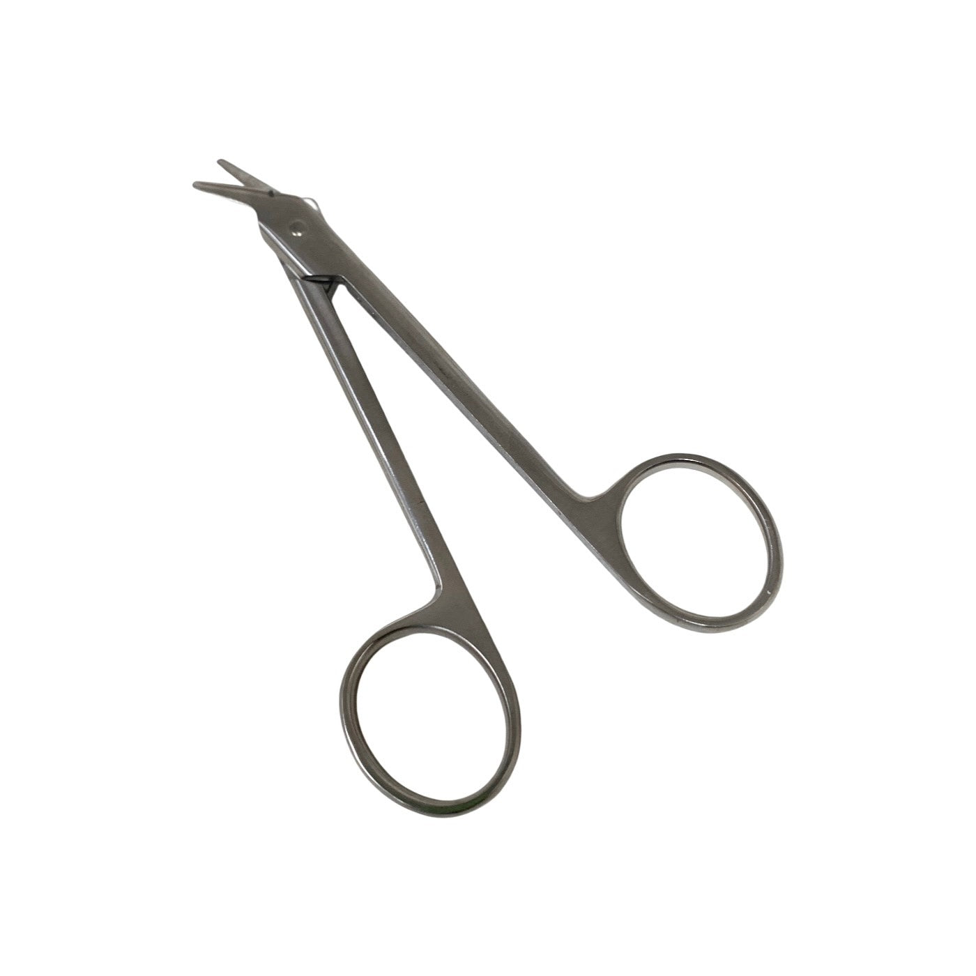 Aesculap DP551R Wire Cutting Scissors 4 3/4" Angled Serrated Blunt/Blunt 120mm