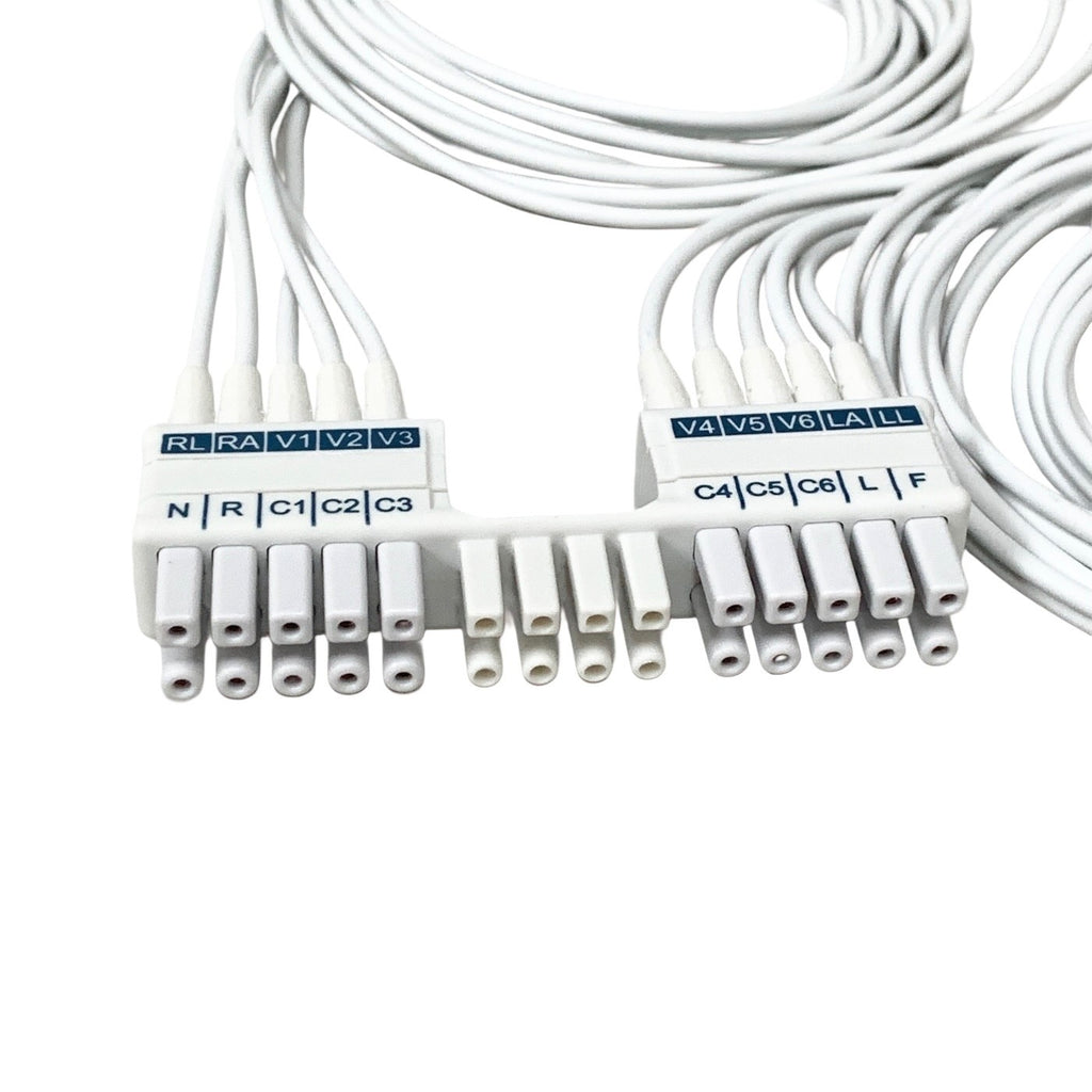 NEW Mortara 9293-046-60, 10-Lead ECG EKG Leadwire Set Banana Ends