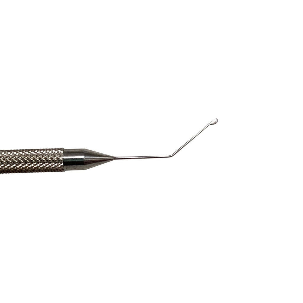 Ambler Ref 9241E, Drysdale nucleus manipulator 4 3/8'',angled shaft, 10.0mm