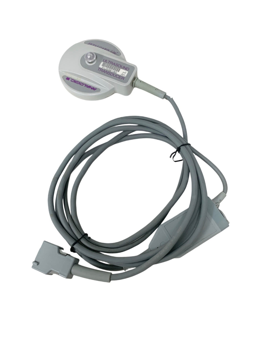 ANALOGIC FETALGARD LITE ULTRASOUND TRANSDUCER US (FOR PARTS)