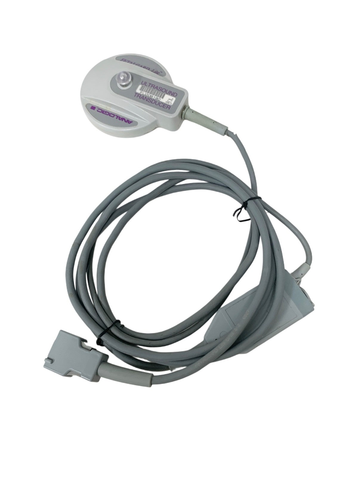 ANALOGIC FETALGARD LITE ULTRASOUND TRANSDUCER US (FOR PARTS)
