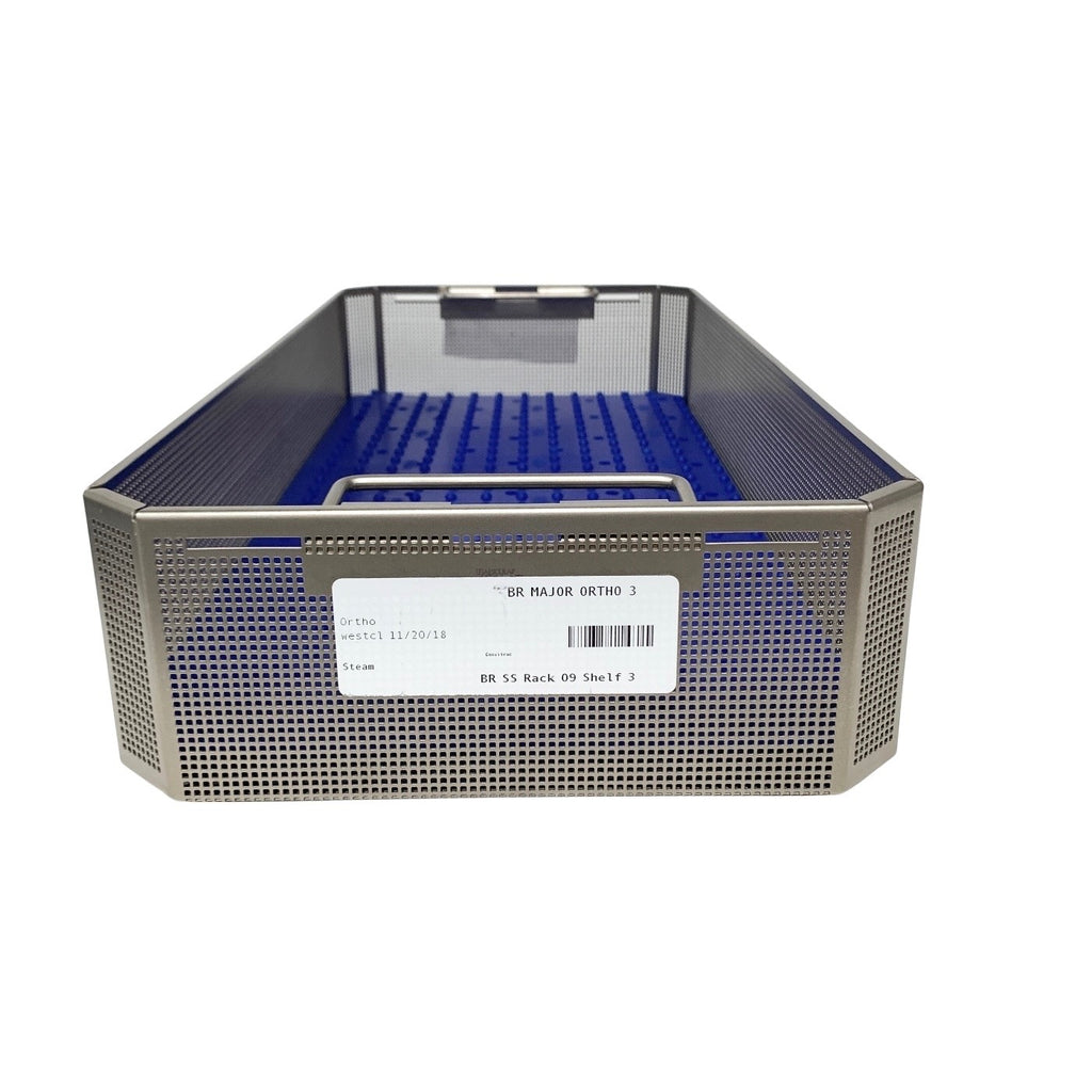 Aesculap REF JK440 STERILIZATION CASE W/JP002 LEAD AMD TRAY WITH PAD