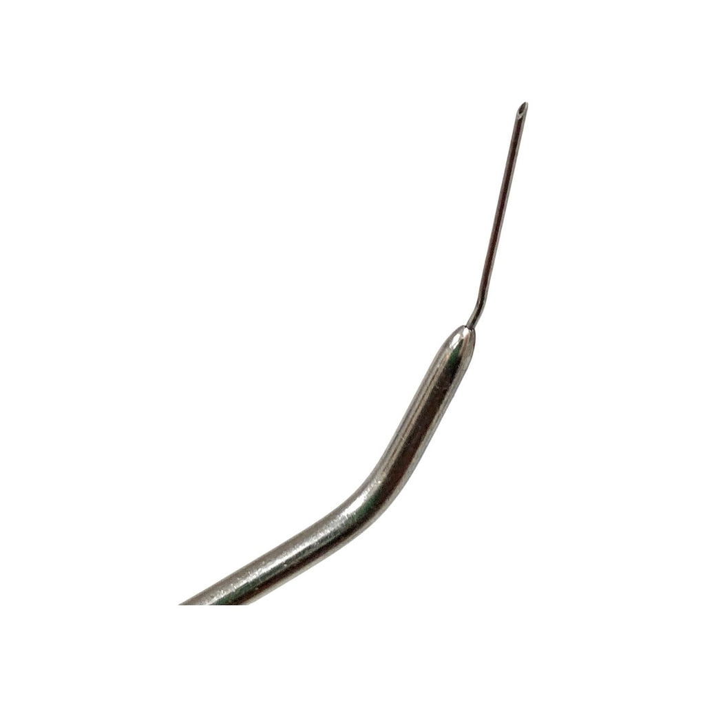Storz 7574, Curved 23G Surgical Needle 13mm Extension 100mm 3.9" Overall Length