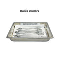 Pilling  / Others Bakes Bile Duct Dilators ( Lot Of 18 ) W/ Steel Tray