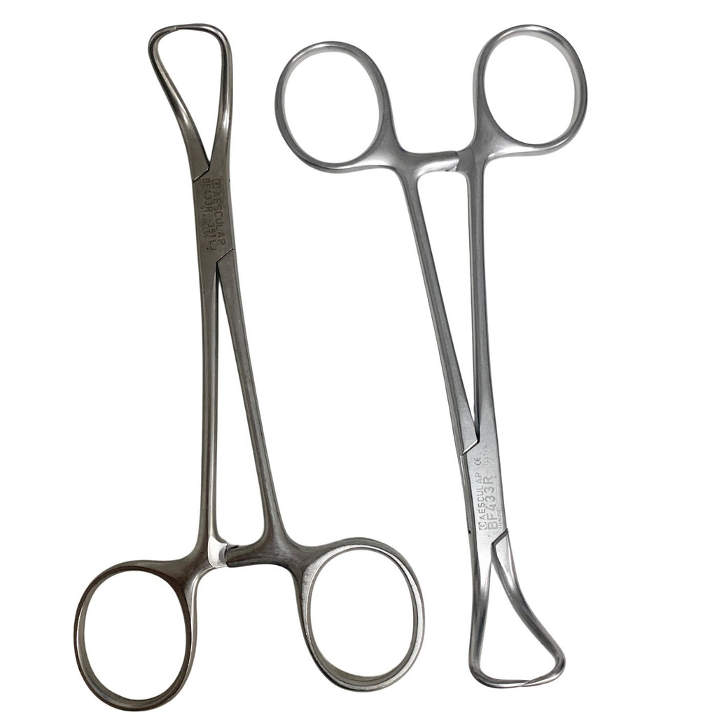 Aesculap BACKHAUS Towel Clamp LOT OF 4. BF431R AND BF433R