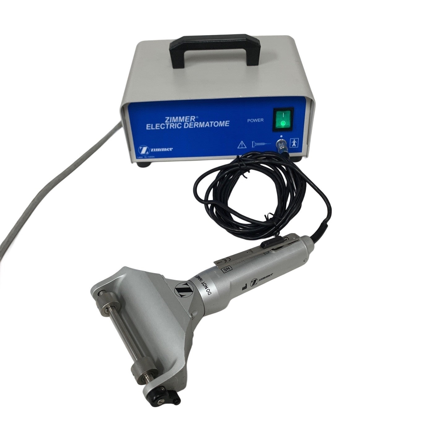 Zimmer REF 00-8821-001-00, ELECTRIC DERMATOME w/ 00-8821-006-00 CONSOLE